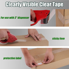 Clear Packing Tape, 18 Rolls Heavy Duty Packaging Tape Refill for Moving Boxes,