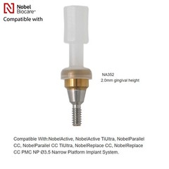 Locator Tapered Abutment for Nobel Active Biocare Conical Connection NP/RP 1-5mm