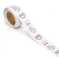 Handmade Love Bakery Sticker Labels 500 each per roll Great for Orders Crafts