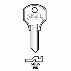 CCL 5865JVR Key blank, 5865JVR 5 DISC (00646) (10-Pack)