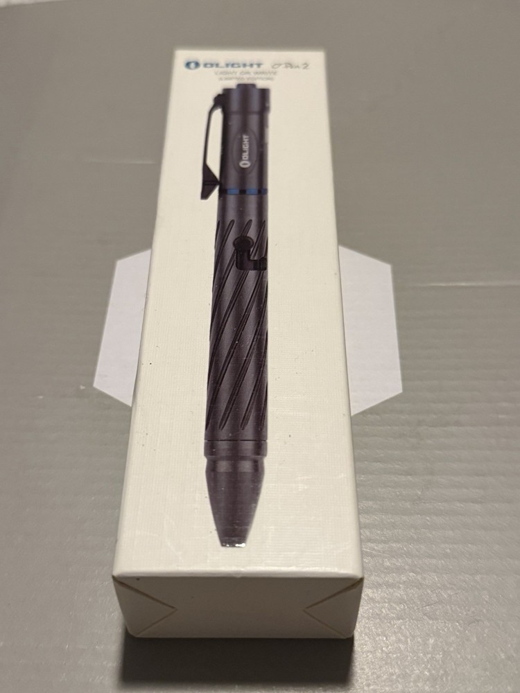 Olight O’Pen 2 Light or Write Limited Edition Pen w/ Light, Black KAK SN. 4854