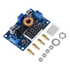 5A DC Step Down Adjustable Voltage Power Converter Buck & Voltmeter XL4015