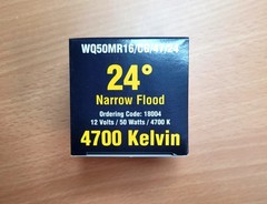(10 PACK) 50W 24° 12V WIKO 4700K MR16 WQ50MR16/CG/47/24