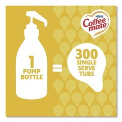 Coffee-mate 12039865 1500 mL Pump Bottle Hazelnut Liquid Coffee Creamer New