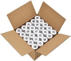 BPA Free Thermal POS Receipt Paper 2 1/4″x50′ – 400 Rolls/Case, Oil Resistant