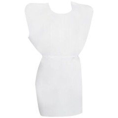 McKesson Disposable Adult Tissue-Poly Exam Gown One Size Fits Most 50 Ct