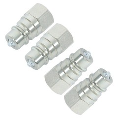 4Pcs Male Hydraulic Quick Coupler Plug AW32184 For John Deere 1023 1025