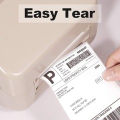 4 Rolls 250/Roll 4″ x 6″ Direct Thermal Shipping Labels for Zebra GX420D LP-2442