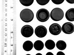 Hole Plugs For Auto Body Sheet Metal Solid Rubber Choose From 7 ID’s 1/16″ Panel