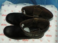 REFRIGIWEAR VIBRAM MEN’S LEATHER STEEL TOE BOOTS SIZE 13 200GRAMS THINSULATE NEW