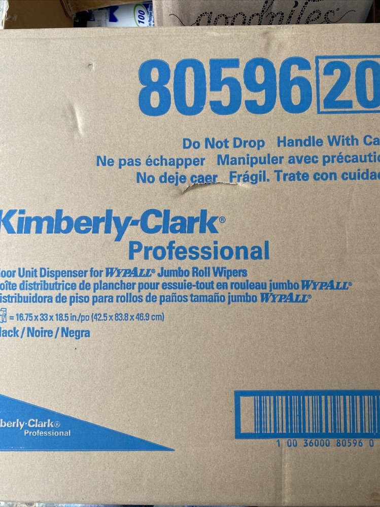 Kimberly Clark 80596 Wypall Floor Unit Dispenser – Black