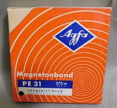 AGFA Magnetonband PE 31 Langspiel-Band 270m 900ft Long Play Reel to Reel