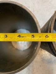 2 Qty of Cylinder Sleeves 10-1/4″ Long 5-1/4″ ID 5-11/16″ OD 6″ OD Bottom -2 Qty