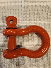 Columbus McKinnon M653P Screw Pin Anchor Shackle 7/8 in Size, 8-1/2 ton Capacity