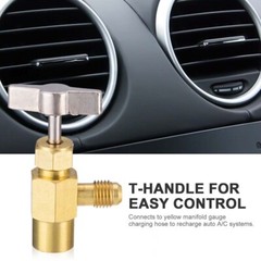 Can Tap Valve Dispenser Opener Recharge Tank Adapter 1/4SAE hose Self Seal