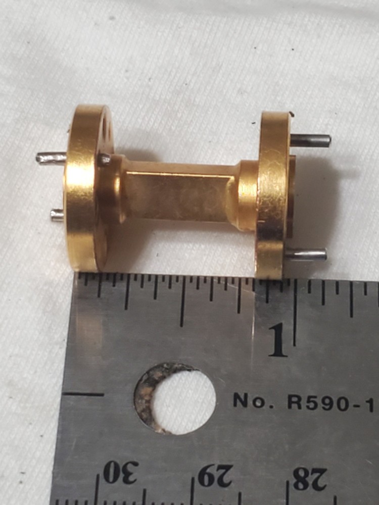 SAGE/Eravant WR15 50-75GHz 1″ gold plated Waveguide