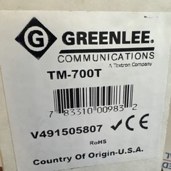 Greenlee TM-700 Test Telephone