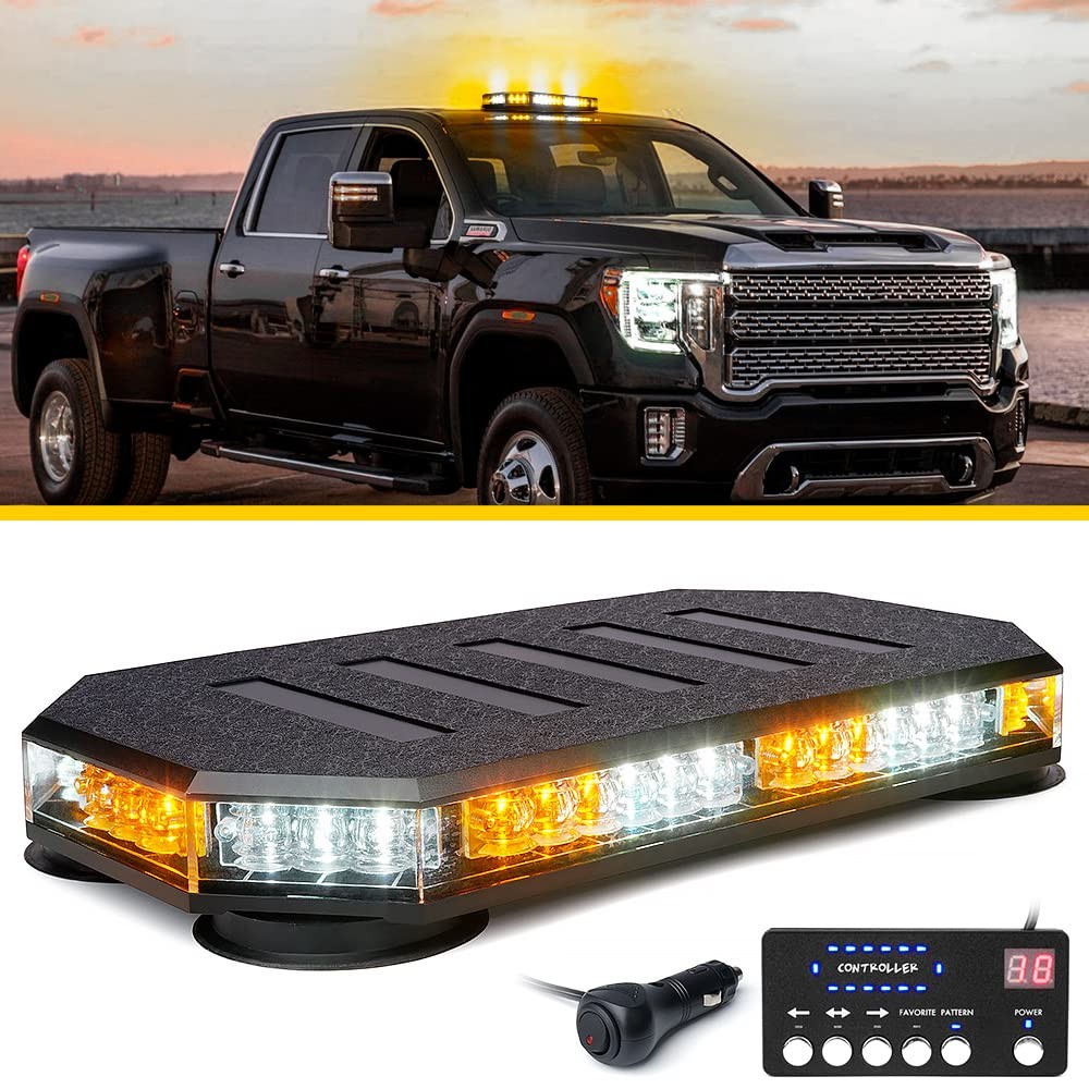 42 Inch LED Roof Top Strobe Hazard Warning Emergency Flashing Light Bar