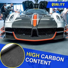 Tudomro 4.17ft x 39.4” Carbon Fiber Fabric Black Pure 50 x 39.4”,
