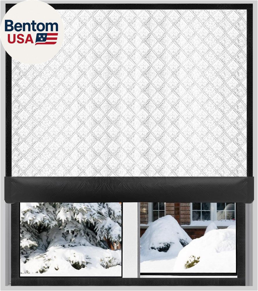 Insulated Window Cover, Upgraded Oxford Cloth Waterproof Thermal Insulated Blac