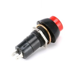 Push Button ON/OFF Switch Round Circle 2-Pin DC 5A 12V – AC 1.5A 125V – 3A 250V