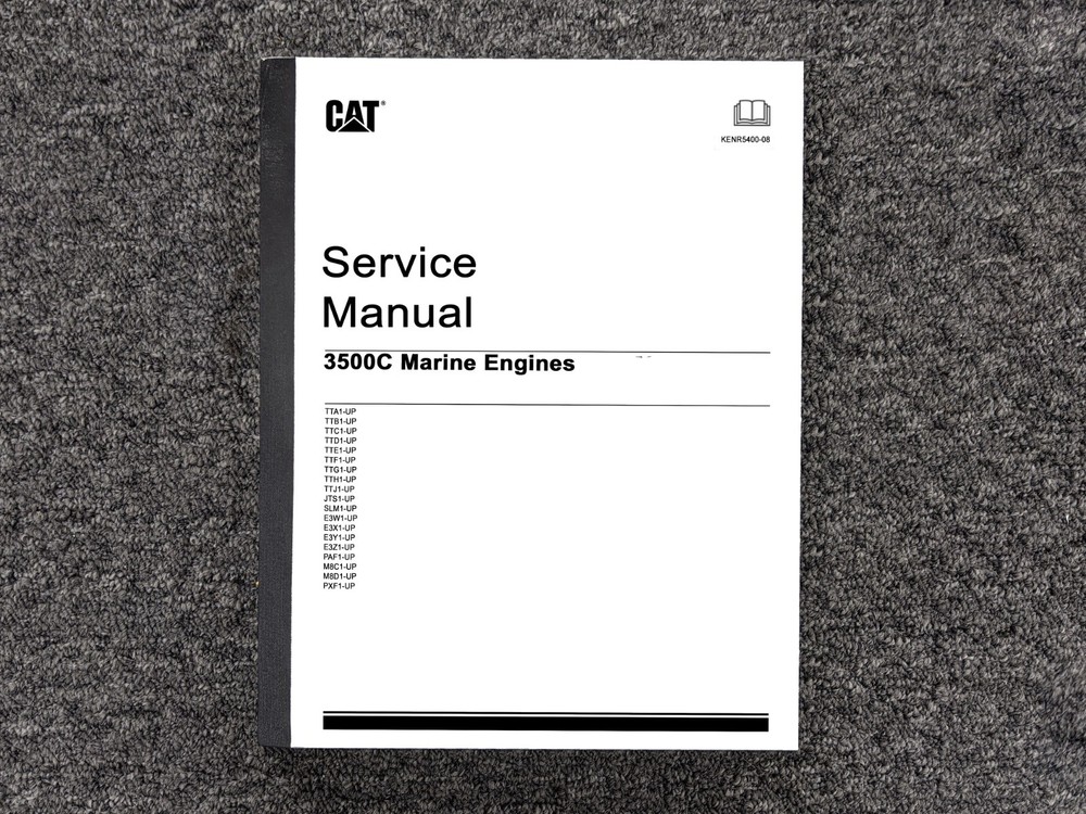 CAT Caterpillar 3500C Marine Engines Shop Service Repair Manual TTA1- TTB1- JTS1
