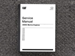 CAT Caterpillar 3500C Marine Engines Shop Service Repair Manual TTA1- TTB1- JTS1