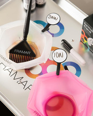 Formula Friend Clips 8 Pack – Easy Wipe Dry Erase Labels That Clip to Hair Dye B