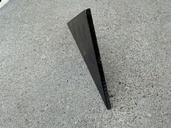 Sandbaggy 4″ x 4″ Triangle Structural Gusset Plate – 7 Gauge Steel (3/16″ Thick)