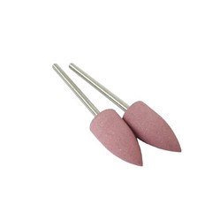 10pcs 2.35mm Dental Silicone Polishers Resin Base Acrylic Diamond Polishing Burs