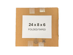 24″ x 8″ x 6″ Cardboard Corrugated Box – SINGLE BOX