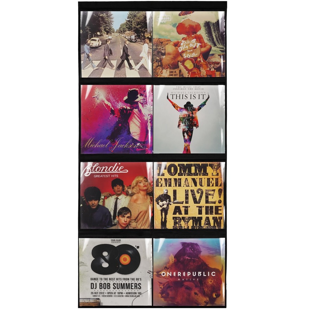 Vinyl Record Display Wall Mount Album Storage for 12 Inch Frame Display With …