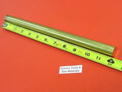 3/4″ C360 BRASS SOLID ROUND ROD 12″ long New Lathe Bar Stock .750″ 1/2 Hard
