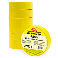 Automotive Masking Tape Yellow Painters Tape for Car Painting(1.4in-6rolls)