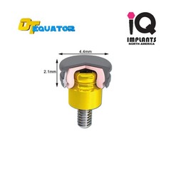 IQ EQUATOR Retentive Caps Rescue Size 2.2mm Strong, Aqua 1.3kg/2.9lbs (4Pk)