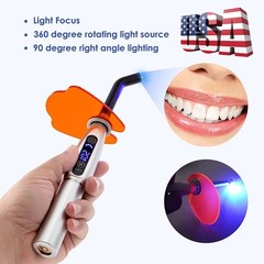 Dental LED Cure Curing Light Lamp 2000mw 5W Tool Resin Cure Wireless Cordless st