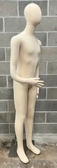 Male Mannequin Poseable Full Cloth Body, Bendable Arms & Legs, Egg Head, NEW