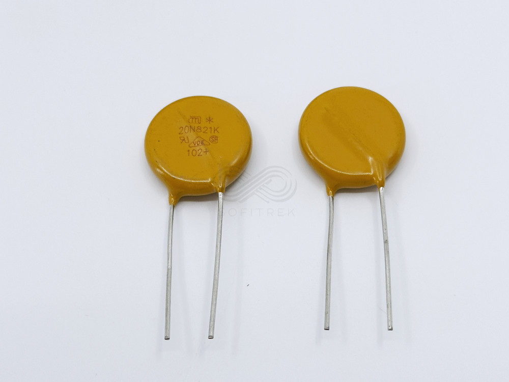 10PCS JVR20N821K11PU5 20N821K JOYIN 20mm Metal Oxide Varistor 820V 6500A MOV 1W