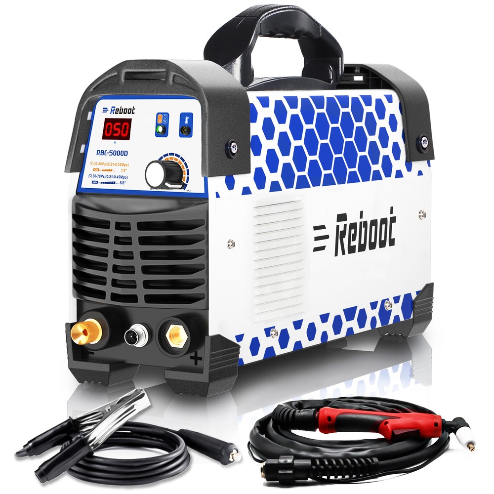 Reboot Plasma Cutter Machine 50Amp Plasma Cutting Equipment CUT50D Max 4/5” USA