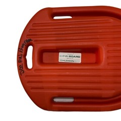 Hudson 1178 Red Lifesaver Rectangular CPR Board