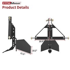 Steel Middle Buster Plow for Cat 1 3 Point Quick Hitch Tractors Furrowing Plow