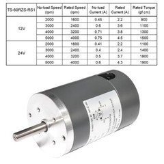 DC 12V 24V DC Motor High Speed Large Torque 2000-5000rpm Shaft 5mm 6mm 8mm