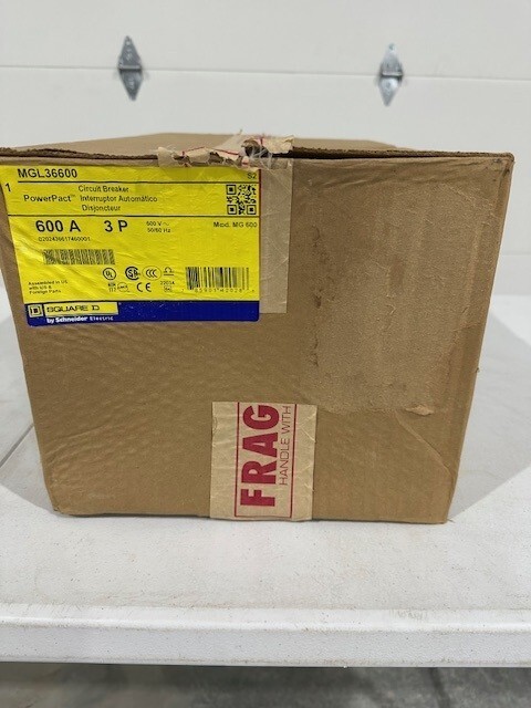 Square D MGL36600 600A 3P 600VAC Molded Case Circuit Breaker