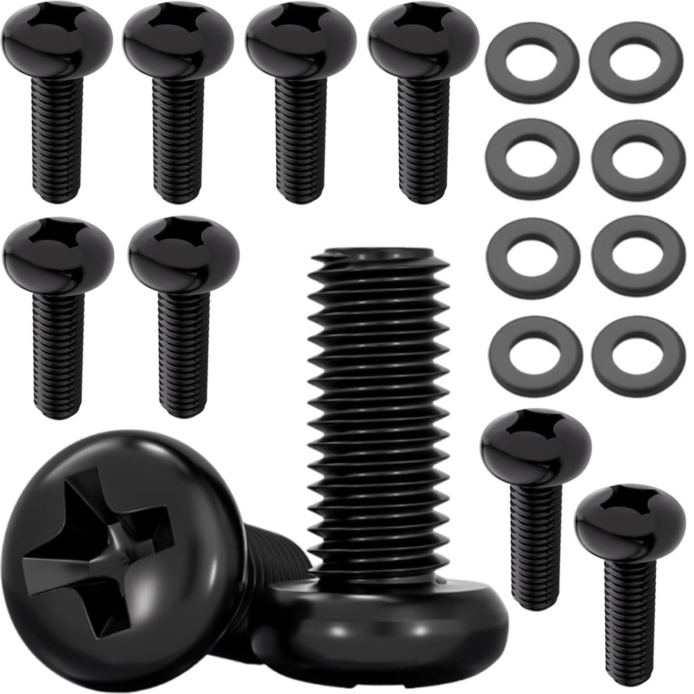 VESA Compatible M4 12Mm Tv/Monitor Wall Mount Screws for 75X75Mm and 100X100Mm B