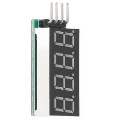 4 Digit 7 Segment Digital Tube Module LED Display Module I2C Interface DC
