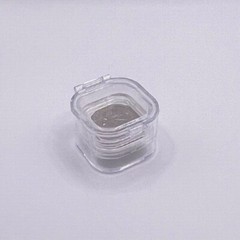 20 Pack, Denture False Teeth Membrane Case Container Hinged Display Box Jewelry