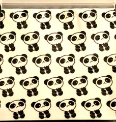 1000 SMALL BAGGIES 2020 2″ X 2″ MINI RESEALABLE POLY DESIGNER BAGS PANDA BEAR