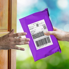UOFFICE 100 Purple Poly Mailers 7.5″x10.5″ Lightweight Shipping Envelopes
