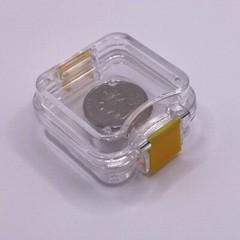 20 Pack, Denture False Teeth Membrane Case Container Hinged Display Box Jewelry