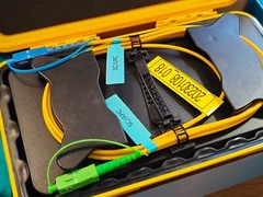 LC/APC-LC/APC OTDR test extension line 1KM SM Fiber cable box NEW